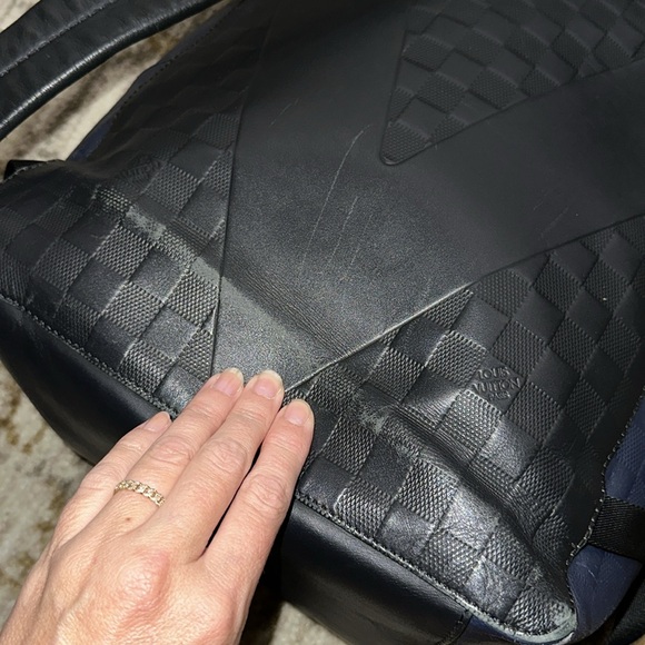 Louis Vuitton Avenue Campus Backpack Damier Infini Leather (Navy) backpack large - Picture 13 of 16